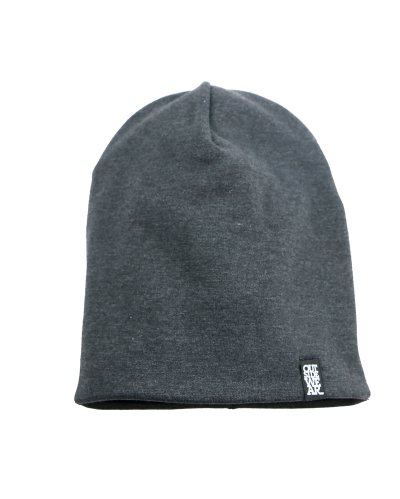 Czapka zimowa 2warstowa "Beanie-long" grafit