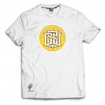 T-shirt Outsidewear "Monogram" biały