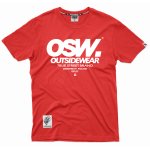 T-shirt Outsidewear "OSW-Base" czerwony