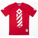 T-shirt Outsidewear "Vertical" czerwony