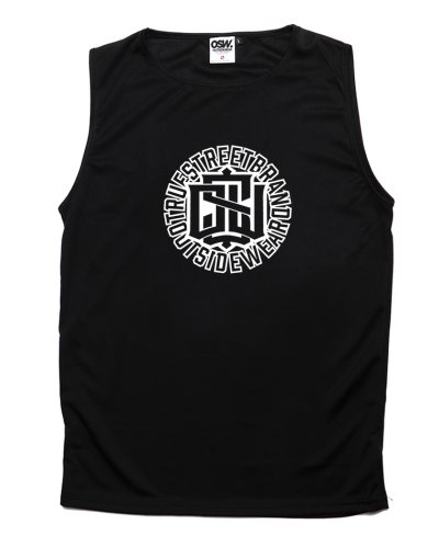 Tanktop Outsidewear "Monogram" czarny